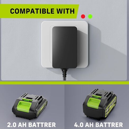 شاحن بطارية - شاحن بطارية بديل 21 فولت لمنفاخ أوراق الشجر اللاسلكي Narbell، نظام أمان متعدد الحماية مع شحن سريع لمدة ساعة واحدة in Kuwait