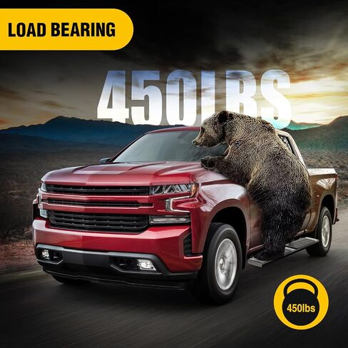 Nilight Running Boards for 2019-2024 Chevy Silverado/GMC Sierra 1500 Double Cab 2020-2024 Silverado/GMC Sierra 2500HD 3500HD 6 Inch Aluminum Bolt-on Powder Coated Side Step Nerf Bars, 2 Years Warranty in Kuwait