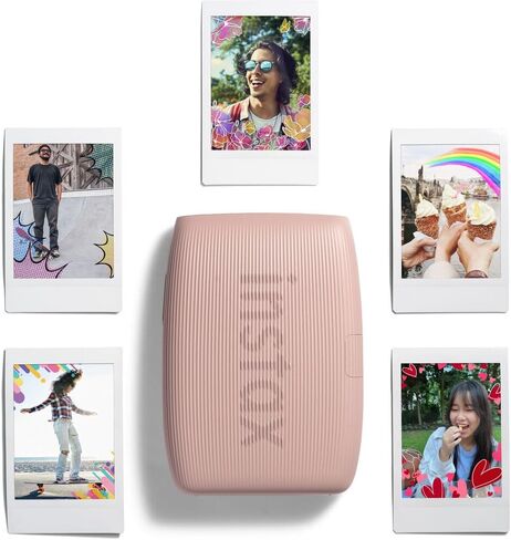 Fujifilm INSTAX Mini Link 3 Smartphone Printer (Clay White) + Travel Bag Small + 2X INSTAX Mini Instant Film (40 Sheets) + USB Power Charging Adapter + Diginerds Microfiber Cleaning Cloth in Saudi Arabia