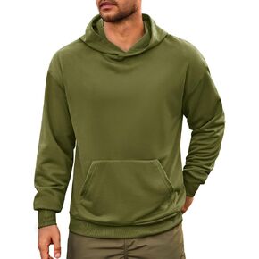 Runcati Mens Pullover Hoodies Long Sleeve Casual Lightweight Fashion Hooded Sweatshirt with Kanga Pockets in Kuwait