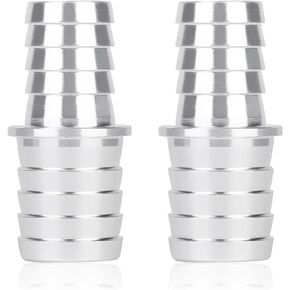 2pcs 5/8 to 3/4 Hose Adapter, Aluminum Alloy Hose Adapter Garden Pipe Repair Fittings Coolant Pipe Connector Barb Splice Coupler for Radiator Vacuum Lines in Kuwait