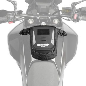 Rhinowalk Magnetic Motorcycle Tank Bag 2.4L Fuel Tank Bag with Phone Pocket Converts to Leg Waist Chest Bag Includes Straps & Rain Cover Universal Motorbike Accessories in Saudi Arabia