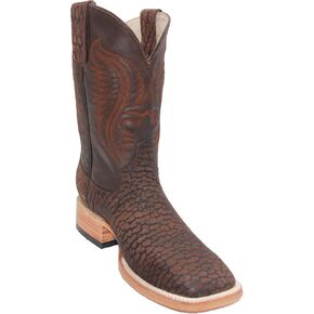 Mens Genuine Leather Square Toe Cowboy Western Boot in Kuwait