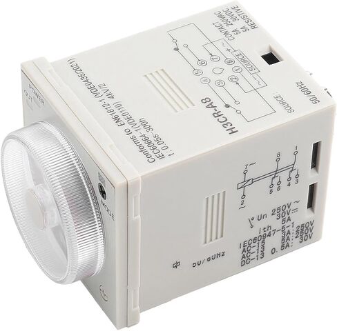 H3CR-A8 تأخير مؤقت التتابع 1.2S إلى 300 ساعة التتابع وقت التحكم في المقبض 8PIN AC220V in Saudi Arabia