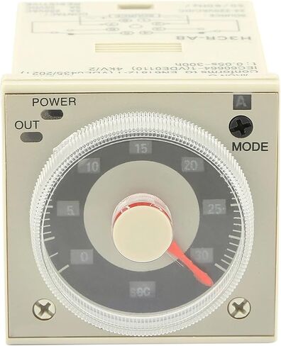 H3CR-A8 تأخير مؤقت التتابع 1.2S إلى 300 ساعة التتابع وقت التحكم في المقبض 8PIN AC220V in Saudi Arabia