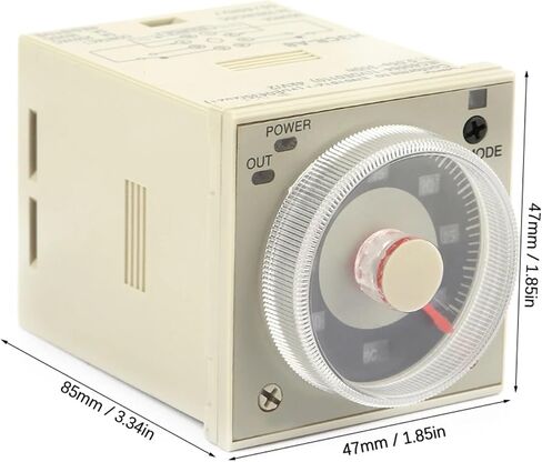 H3CR-A8 تأخير مؤقت التتابع 1.2S إلى 300 ساعة التتابع وقت التحكم في المقبض 8PIN AC220V in Saudi Arabia