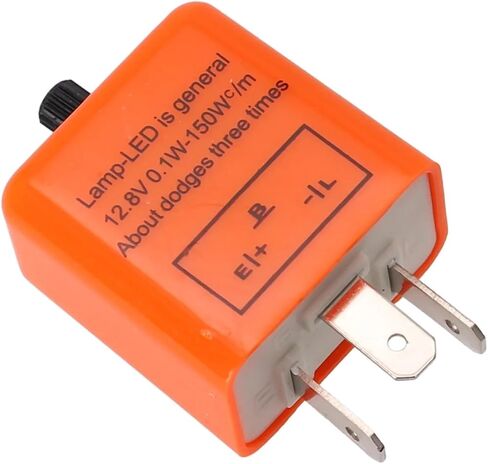 3pin دراجة نارية LED Flasher ترحيل قابلة للتعديل التردد مربع وميض وميض مصابيح LED LED مؤشر إشارة انعطاف 12V in Saudi Arabia
