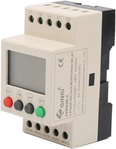 Product JVR800-2 Display Three-Phase Voltage Monitoring Relays with Counter and Timer in Saudi Arabia