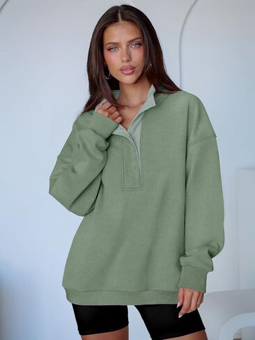 ANRABESS Womens Oversized Sweatshirt Long Sleeve Henley Pullover Tops 2025 Fall Casual Button Up Loose Fit Teen Girls Outfits in Saudi Arabia