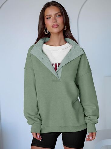 ANRABESS Womens Oversized Sweatshirt Long Sleeve Henley Pullover Tops 2025 Fall Casual Button Up Loose Fit Teen Girls Outfits in Saudi Arabia