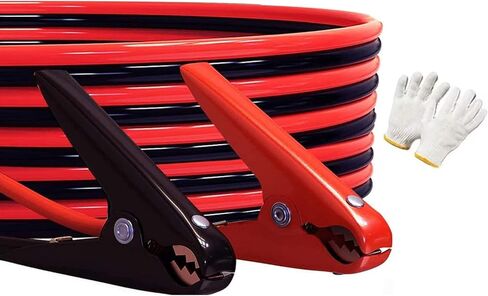 AUTOGEN Jumper Cables Heavy Duty, Booster Cables 1 Gauge 30Feet 900AMP Automotive Jumper Cables Kit for Car, SUV, and Trucks with Professional Clamps and Carrying Bag in Saudi Arabia