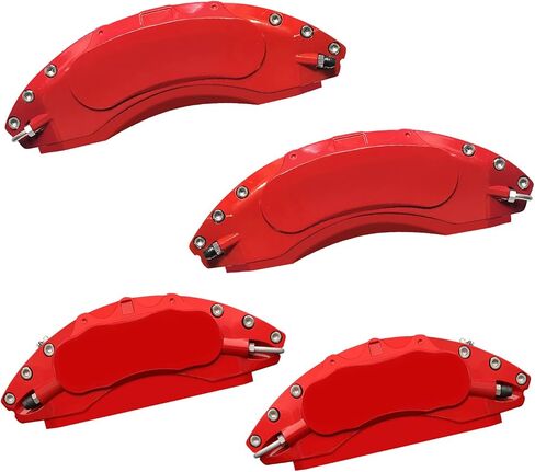 AOOA Brake Disc Red Character Caliper Cover Powder Coating Fits Chevrolet Silverado 1500 2007-2018 and GMC Yukon 2007-2020,GMC Sierra 1500 2006-2018 (set of 4) in Saudi Arabia