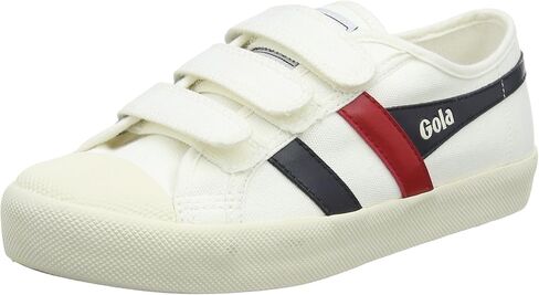 Gola Women's Coaster Strap Sneaker, Off-White/Off-White, 9.5 in Saudi Arabia