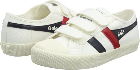 Gola Women's Coaster Strap Sneaker, Off-White/Off-White, 9.5 in Saudi Arabia