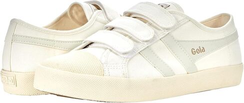 حذاء رياضي نسائي من Gola Coaster Strap، أبيض فاتح/أبيض فاتح، 9.5 in Kuwait