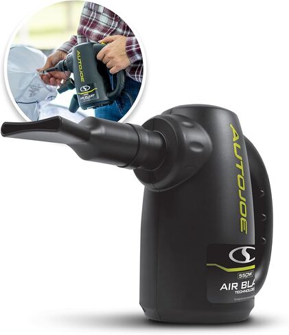 ATJ-ABD1 500-Watt Air Blasting Water Dryer,w/ 10-Ft AC Cord, Storage Bag, & 9 Nozzle Attachments for Additional Cleaning and Air Inflation, for Auto Detailing Cars & Motorcycles , Black in Kuwait