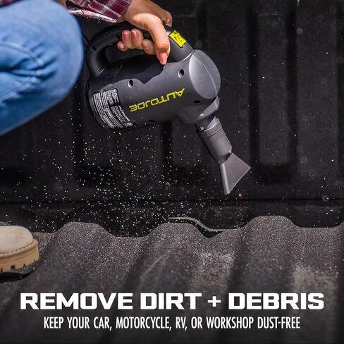 ATJ-ABD1 500-Watt Air Blasting Water Dryer,w/ 10-Ft AC Cord, Storage Bag, & 9 Nozzle Attachments for Additional Cleaning and Air Inflation, for Auto Detailing Cars & Motorcycles , Black in Kuwait