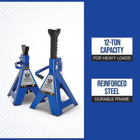 Strongway Double Locking 12-Ton Jack Stands — 24,000-Lb. Total Capacity, Pair in Saudi Arabia