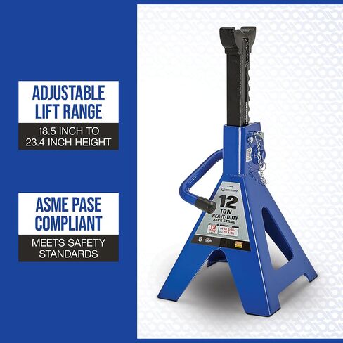 Strongway Double Locking 12-Ton Jack Stands — 24,000-Lb. Total Capacity, Pair in Saudi Arabia