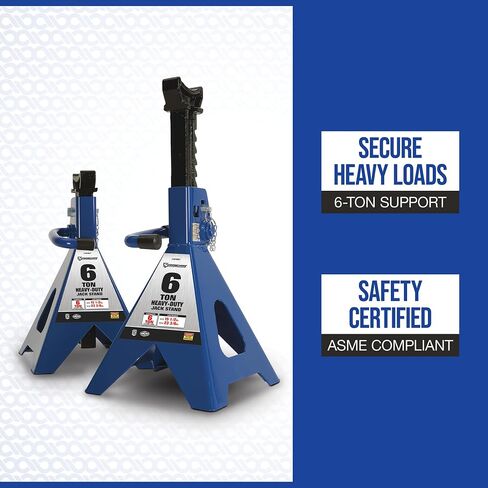Strongway Double Locking 12-Ton Jack Stands — 24,000-Lb. Total Capacity, Pair in Saudi Arabia