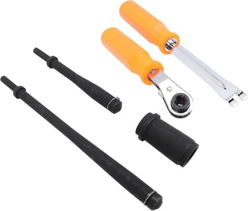 EVGATSAUTO Anchor Pin Removal Tool & Bushing Driver Set, 7in & 11-1/2in Drivers for 1-3/8in Bushings Pins Removal, Truck Trailer Maintenance Tool in Saudi Arabia