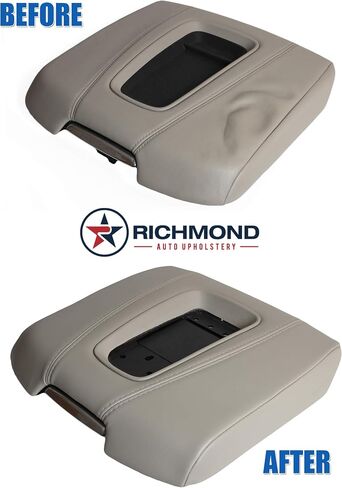 Richmond Auto Opholstery - غطاء غطاء وحدة التحكم في مركز البديل الجلدي (متوافق مع 2015-2020 Cadillac Escalade) (TAN) in Kuwait