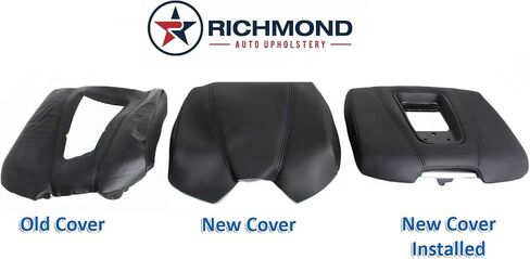 Richmond Auto Upholstery - Replacement Leather Center Console Lid Cover (Compatible with 2015-2020 Cadillac Escalade) (Tan) in Saudi Arabia