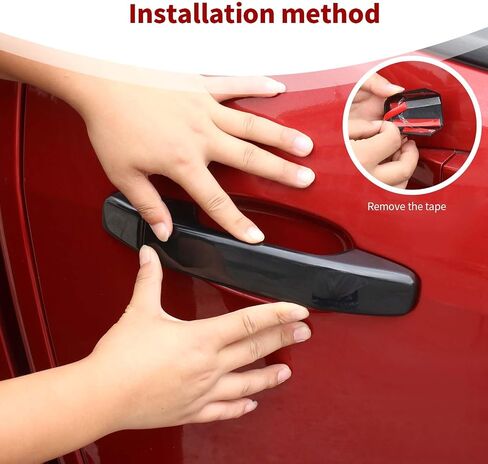 for Colorado Side Mirror Cover Door Handle Cover Trim Kit Compatible with Chevy Colorado/GMC Canyon 2014-2022 Carbon Fiber Exterior Accessories 6pcs in Saudi Arabia