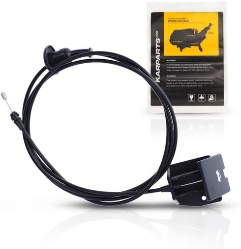 Karparts360 لـ Oldsmobile Silhouette 1997-2004 Cable Hood Cable | أسود | البلاستيك/المعدن | مع مقبض | استبدال 15265993 in Kuwait