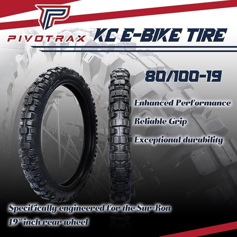 KC KilowattClimber E-Bike Tire Position: Front and Rear Compatible with Surron X260, Talaria Sting MX, L1E, Sur Ron, Segway Electric Dirt Bike eRide Pro in Kuwait