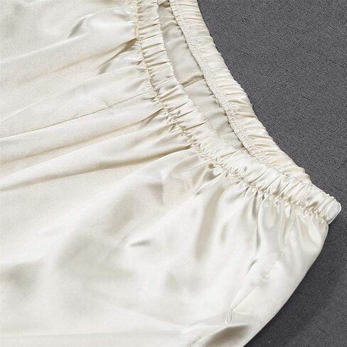 نساء Culotte نصف يزحف الساتان بلومر pettipants تحت الفساتين الدانتيل سروال السراويل مرنة الخصر سراويل زلة زلة in Kuwait