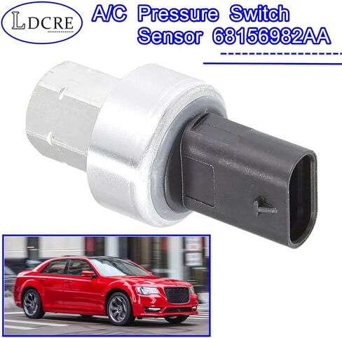 مستشعر مفتاح الضغط A/C A/C 53382193 68156982AA ، مفتاح المستشعر متوافق مع Caliber Challenger Charger Dart Durango ، استبدل 68083824AA ، 681278333AA ، 68141376A ، 6814137AB ، 68156982AA ، 683087AA in Kuwait