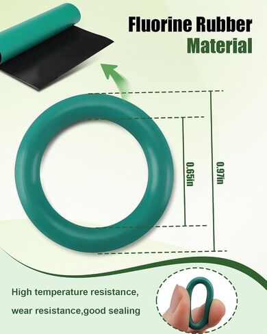 4pcs محرك مبرد أنبوب التبريد O-Ring Fit لـ Dodge RAM 2500 3500 4500 5500 2009 2010 2011 ، استبدل 68086261AA in Kuwait