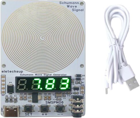 MINI 7.83Hz صدى Schumann 0.01Hz ~ 9999Hz مولد إشارة الموجة الجيبية لمزامنة موجات دماغك مع نبض الأرض (نسخة قابلة للتعديل) in Kuwait