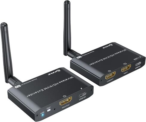 Wireless HDMI Transmitter and Receiver 4K@30Hz HDMI Wireless Extender Kit 328Ft/100M 4K Wireless HDMI Sender and Receiver for Casting Video & Audio to Large Screen TV/Projector from Laptop/PC/Camera in Saudi Arabia