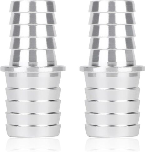 2pcs 5/8 to 3/4 Hose Adapter, Aluminum Alloy Hose Adapter Garden Pipe Repair Fittings Coolant Pipe Connector Barb Splice Coupler for Radiator Vacuum Lines in Kuwait