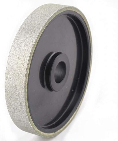 Drilax 6 inch Lapidary Diamond Coated Cabbing Grinding Polishing Wheel for Most Gem (Natural or Engineered) Stones, Granite, Marble, Glass, Tile Electroplate Medium Grit 240 in Kuwait