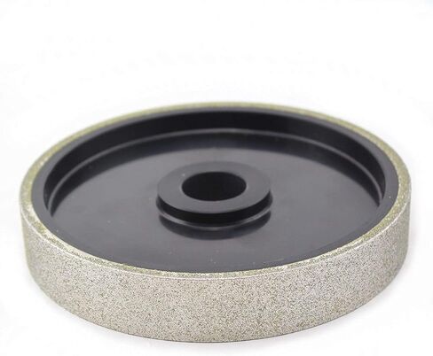 Drilax 6 inch Lapidary Diamond Coated Cabbing Grinding Polishing Wheel for Most Gem (Natural or Engineered) Stones, Granite, Marble, Glass, Tile Electroplate Medium Grit 240 in Kuwait