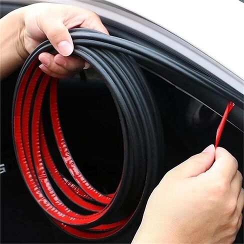 Car Door Soundproof Anti-Dust Seal Strip Car Door Seal Strip Universal Noise Insulation Epdm Truck Car Rubber Waterproof Seals(10 Meters) in Saudi Arabia