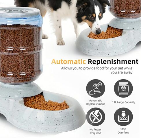 Pet Water Dispenser Large 3 Gallon 11 Liters-Thickened Durable, Dog Cat Water Bowl Dispenser Large,Automatic Pet Waterer Dispenser Station (3-Gallon Dog Waterer) in Saudi Arabia