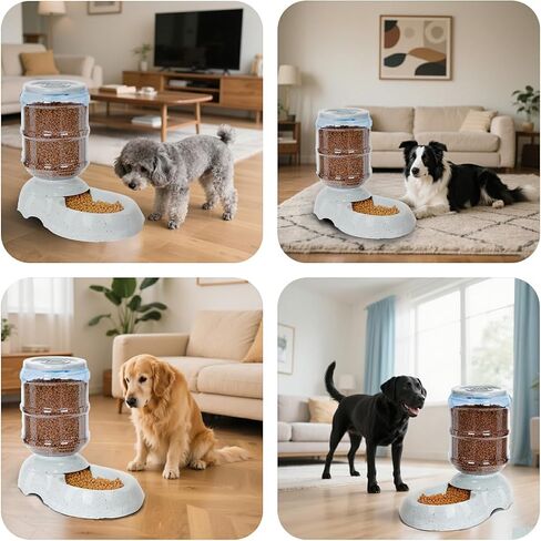 Pet Water Dispenser Large 3 Gallon 11 Liters-Thickened Durable, Dog Cat Water Bowl Dispenser Large,Automatic Pet Waterer Dispenser Station (3-Gallon Dog Waterer) in Saudi Arabia