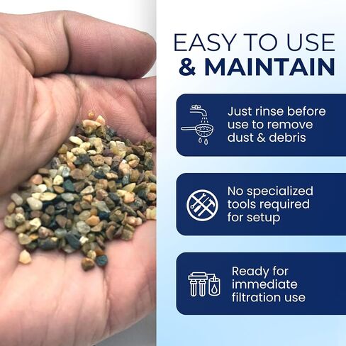 IPW Industries Inc., 5lbs. Water Tank Box Garnet Gravel - Ideal Under-Bed Support for Water Softeners, Water Tanks, and Mixed Media Filtration Systems in Saudi Arabia