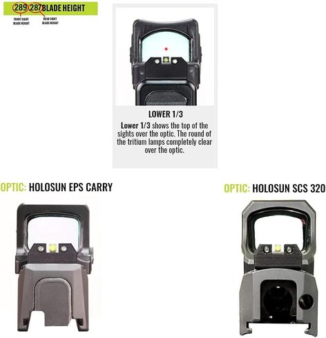 Night Fision Optics جاهزة ليلت مشهد ليلة خلسة لسيج P365/P320 W/EPS in Kuwait