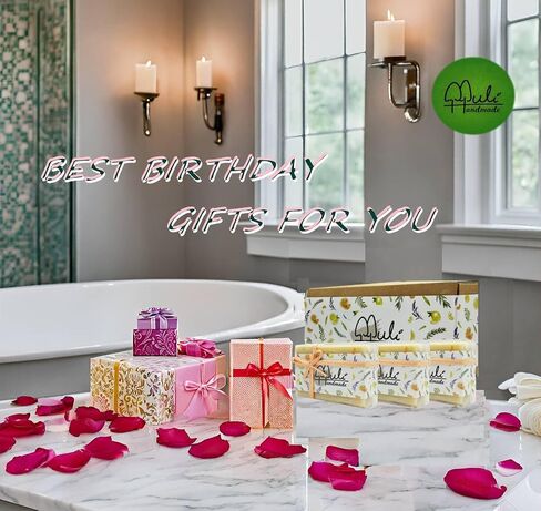 Natural Handemade Bar Soap for Men and Women with Essential oils, Scented Bar Soaps for Bath, Fragrance Regular Use Gift Set (Pack of 3) Calendula in Saudi Arabia