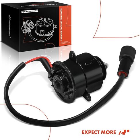 A-Premium Radiator Fan Motor Compatible with Toyota Camry, Corolla & Honda Civic, Accord, Odyssey & Mitsubishi & Acura & Chevrolet & Dodge & Mazda & Ford & Geo & Isuzu & Mazda & Mercury & Plymouth in Saudi Arabia