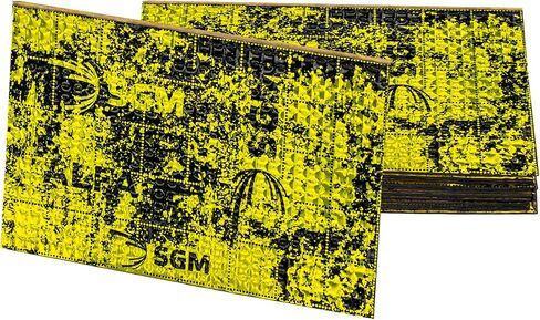 SGM Gold 80mil 5 sqft Car Sound Deadening Mat, Automotive Sound Deadener, Self Adhesive Butyl Car Sound Deadening Material, Audio Noise Insulation and Dampening Sheets in Saudi Arabia
