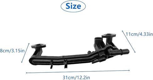 أنبوب أنبوب من مشعب السخان LR186834 - أنبوب سخان المياه الخلفي المبرد متوافق مع 2018+ Land Rover - يحل محل LR186834 ، LR100040 ، شفة سائل تبريد المحرك in Saudi Arabia