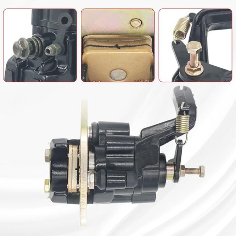 Triumilynn Rear Brake Caliper for Yamaha Warrior 350 1987-2004 / Banshee 350 / Wolverine 350 / Raptor 660 Caliper with Parking Brake # 1UY-2580W-01-00 in Saudi Arabia