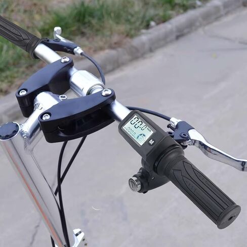 Electric Twist-Throttle Grips, E-Bike TwistThrottle 24-72V Electric Scooter Bicycle Grip Handlebar LED Display with Key Switch Indicator for E-Scooter Bicycle(8pin with 3 gear speed adjustment) in Saudi Arabia