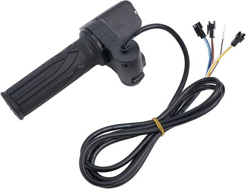 Electric Twist-Throttle Grips, E-Bike TwistThrottle 24-72V Electric Scooter Bicycle Grip Handlebar LED Display with Key Switch Indicator for E-Scooter Bicycle(8pin with 3 gear speed adjustment) in Saudi Arabia